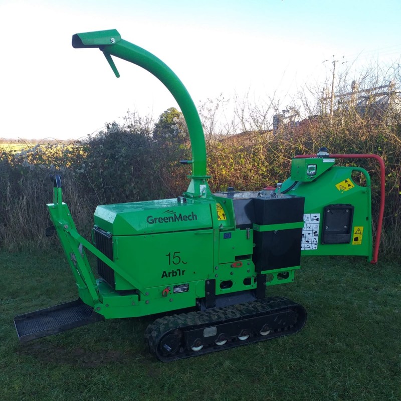 Greenmech Arbtrak 150 Tracked Wood Chipper