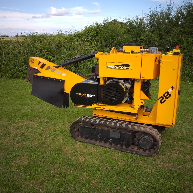 Predator 28RX Tracked Stump Grinder